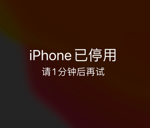 寿阳苹果手机维修分享:iPhone 显示“不可用”或“已停用”怎么办？还能保留数据吗？ 