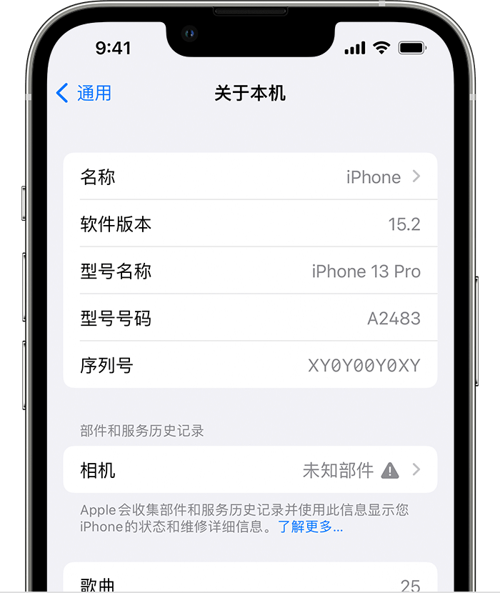 寿阳苹果维修分享iPhone 出现提示相机“未知部件”是什么原因？ 