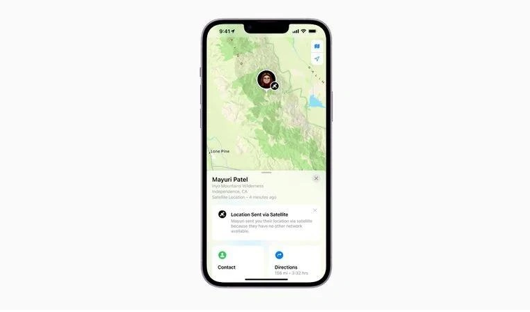 寿阳苹果14维修分享iPhone14系列中 FindMy功能通过卫星分享位置方法教程 